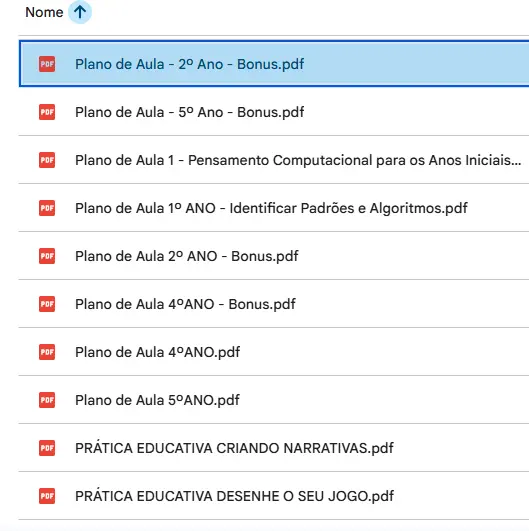 Guia visual de aplicação